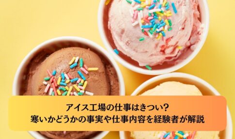 アイス工場の仕事はきつい？寒いかどうかの事実や仕事内容を経験者が解説
